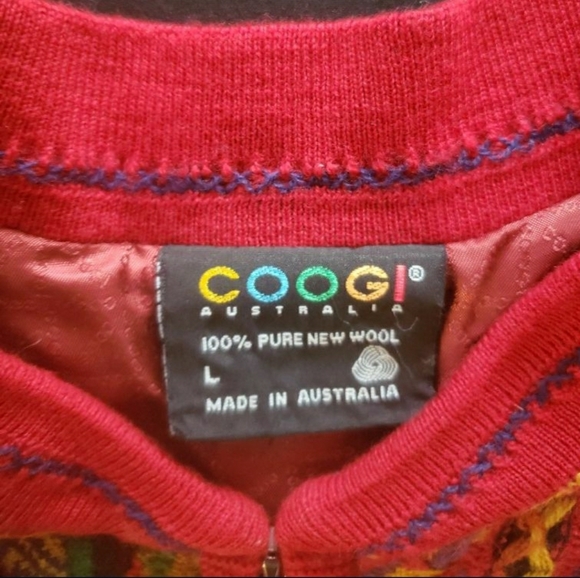 1980’s Vintage Coogi Sweater Jacket - Picture 6 of 10